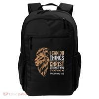 I Can Do All Things Through Christ Inspirational Belief Backpack thumb 0