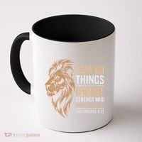 I Can Do All Things Through Christ Inspirational Belief Coffee Mug thumb 0