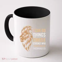 I Can Do All Things Through Christ Inspirational Belief Coffee Mug thumb 0