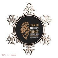 I Can Do All Things Through Christ Inspirational Belief Ornament thumb 0