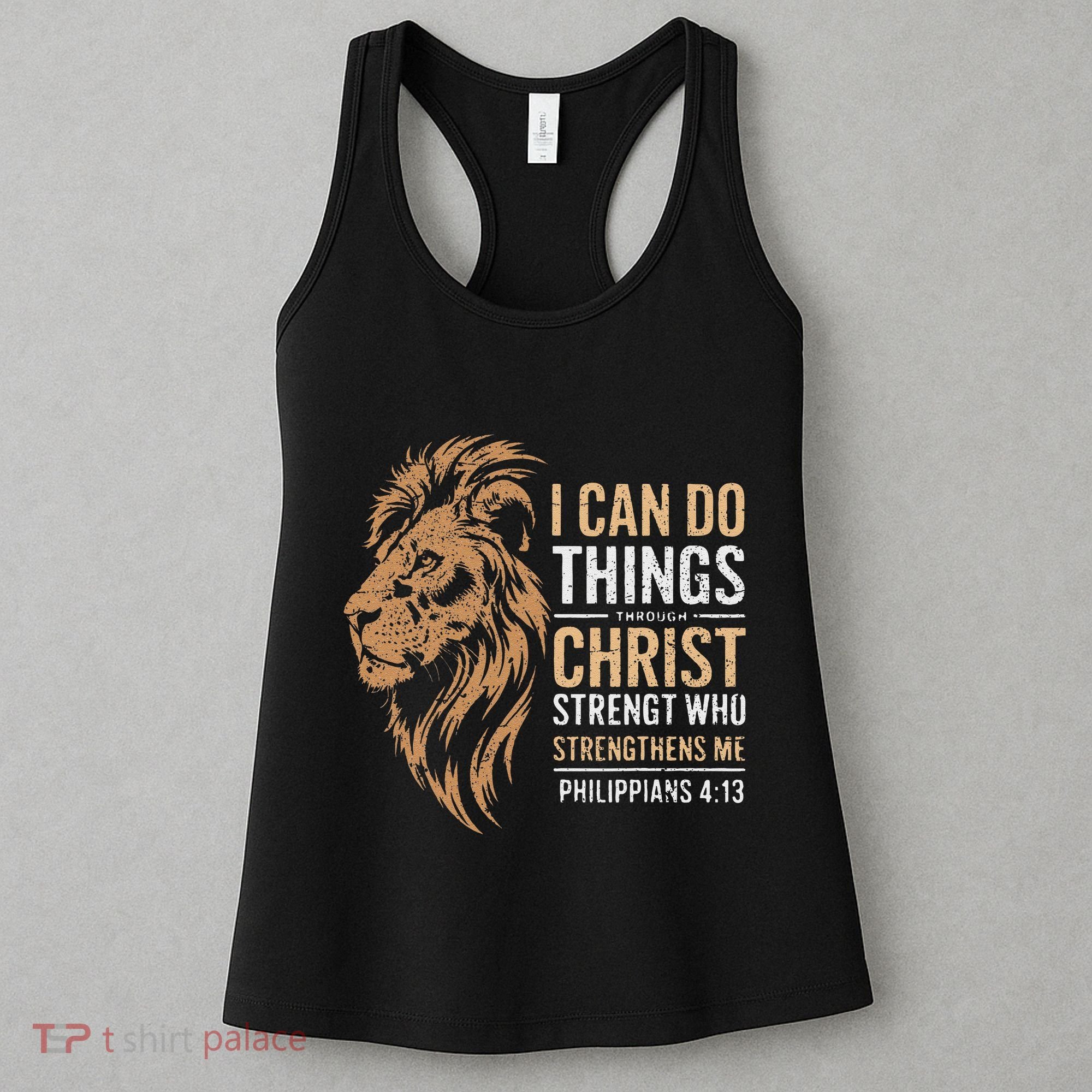 I Can Do All Things Through Christ Inspirational Belief Women's Tank Top