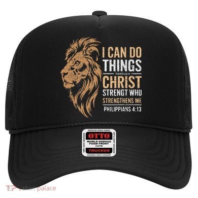 I Can Do All Things Through Christ Inspirational Belief Hat