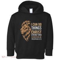I Can Do All Things Through Christ Inspirational Belief Toddler Hoodie thumb 0