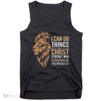 I Can Do All Things Through Christ Inspirational Belief Tank Top thumb 0