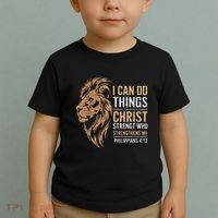 I Can Do All Things Through Christ Inspirational Belief Toddler T-Shirt thumb 2