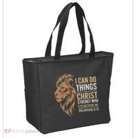 I Can Do All Things Through Christ Inspirational Belief Tote Bag thumb 2