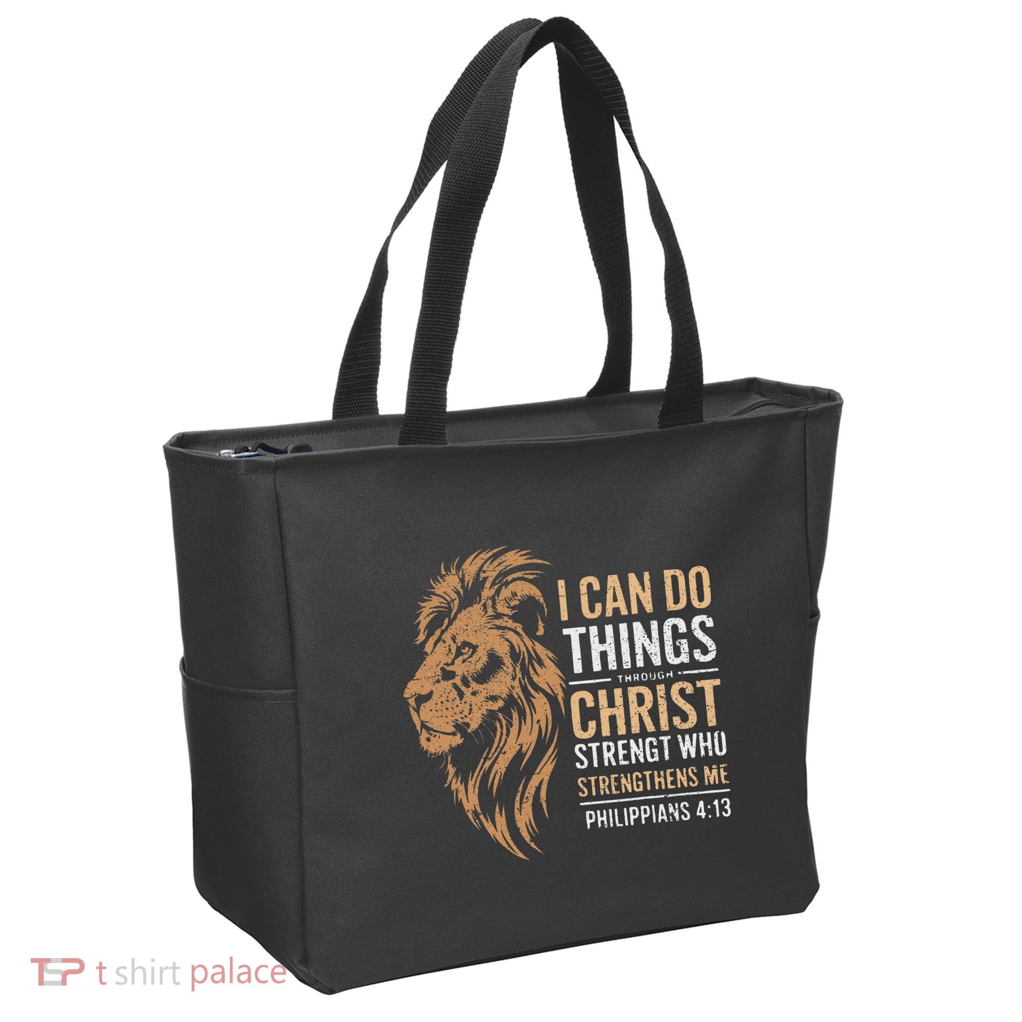 I Can Do All Things Through Christ Inspirational Belief Tote Bag