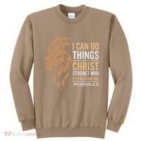 I Can Do All Things Through Christ Inspirational Belief Sweatshirt thumb 0