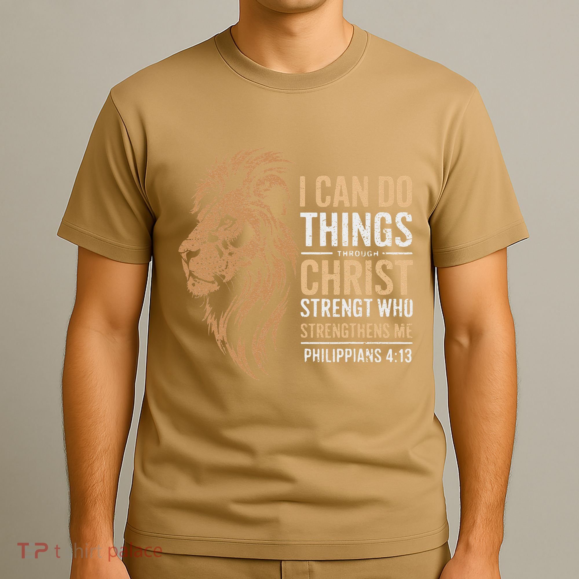 I Can Do All Things Through Christ Inspirational Belief T-Shirt