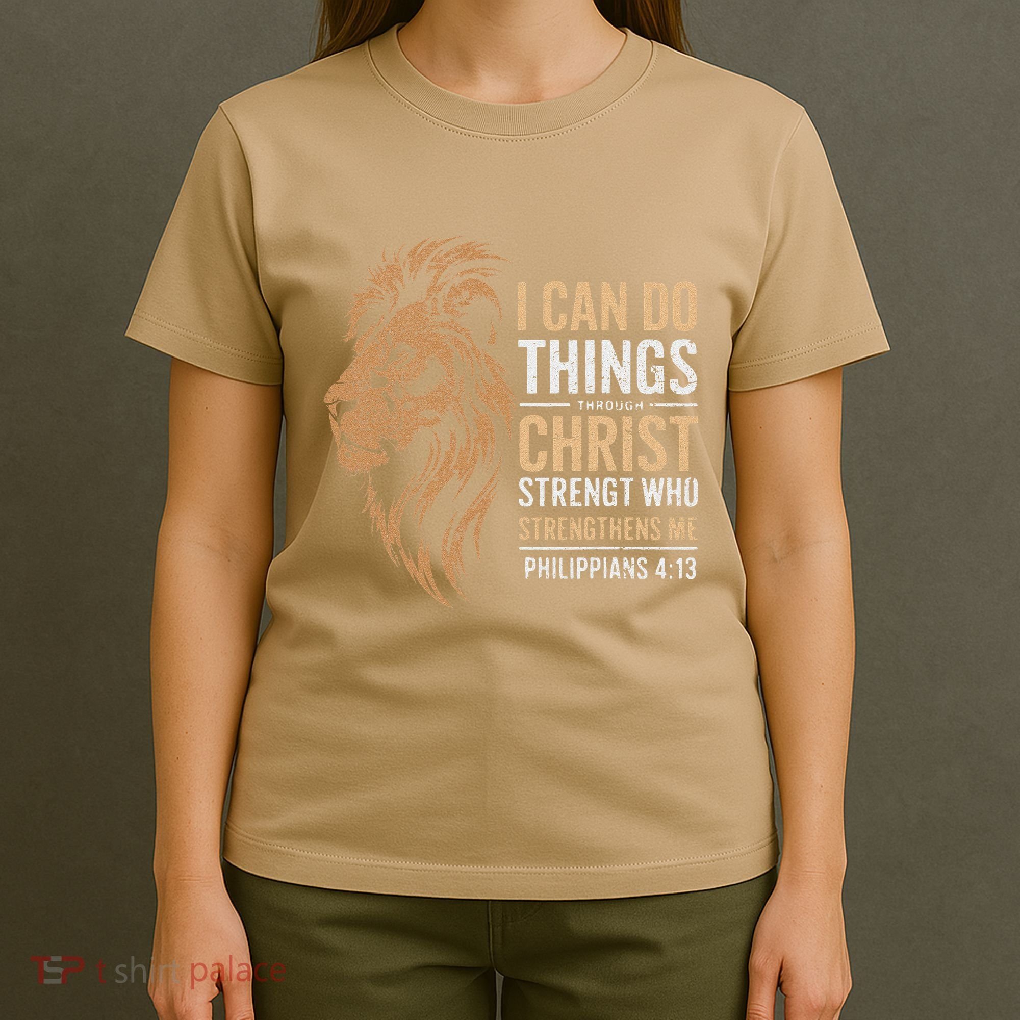 I Can Do All Things Through Christ Inspirational Belief T-Shirt