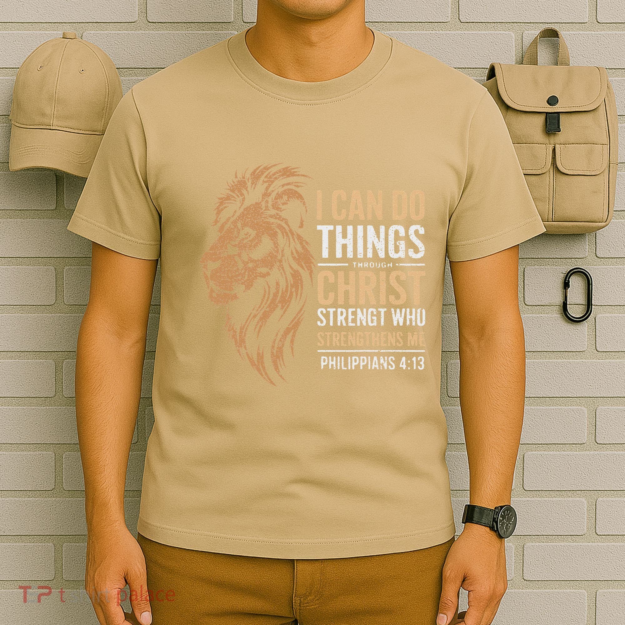 I Can Do All Things Through Christ Inspirational Belief T-Shirt