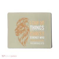 I Can Do All Things Through Christ Inspirational Belief Mousepad thumb 0