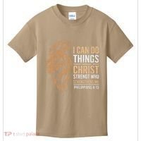 I Can Do All Things Through Christ Inspirational Belief Kids T-Shirt thumb 0