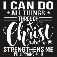 I Can Do All Things Through Christ Bible Gift Bucket Hat thumb 4