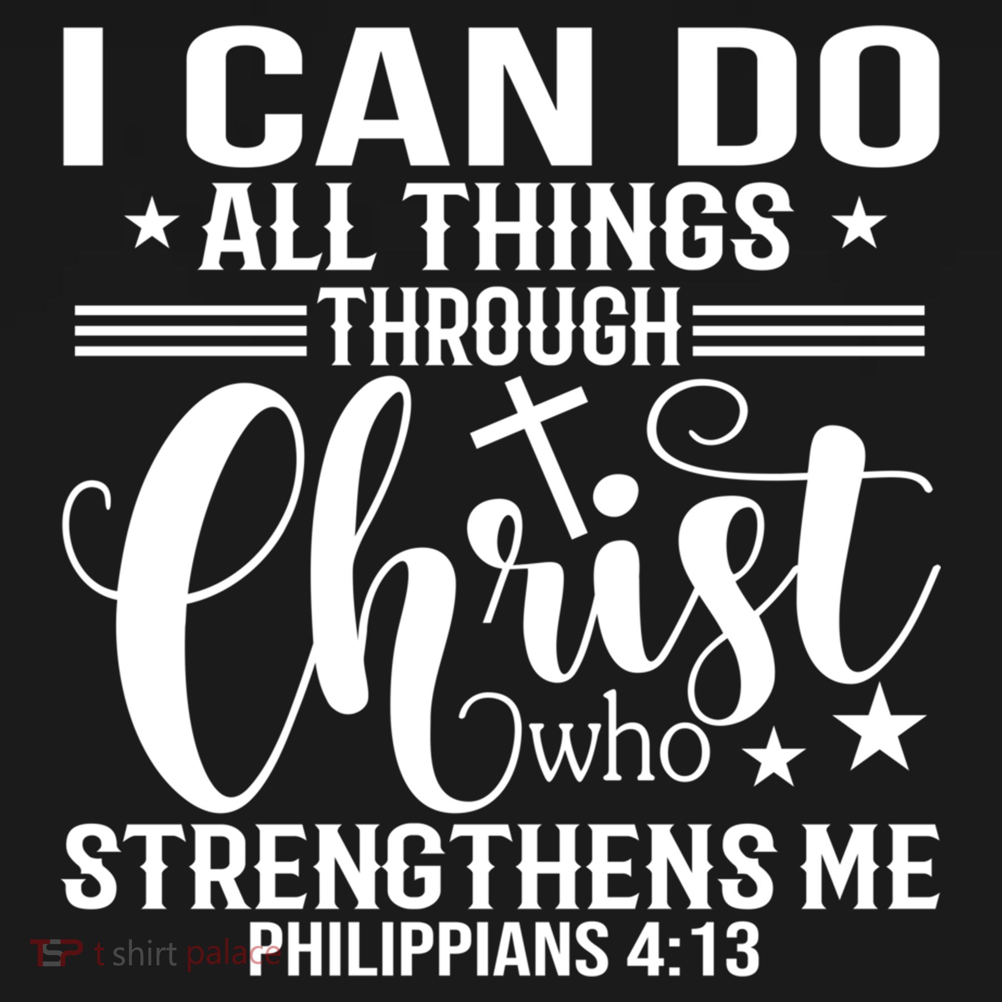 I Can Do All Things Through Christ Bible Gift Bucket Hat