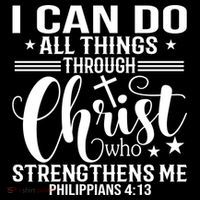 I Can Do All Things Through Christ Bible Gift Women's Hoodie thumb 2