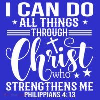 I Can Do All Things Through Christ Bible Gift T-Shirt thumb 7