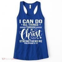 I Can Do All Things Through Christ Bible Gift Women's Tank Top thumb 0