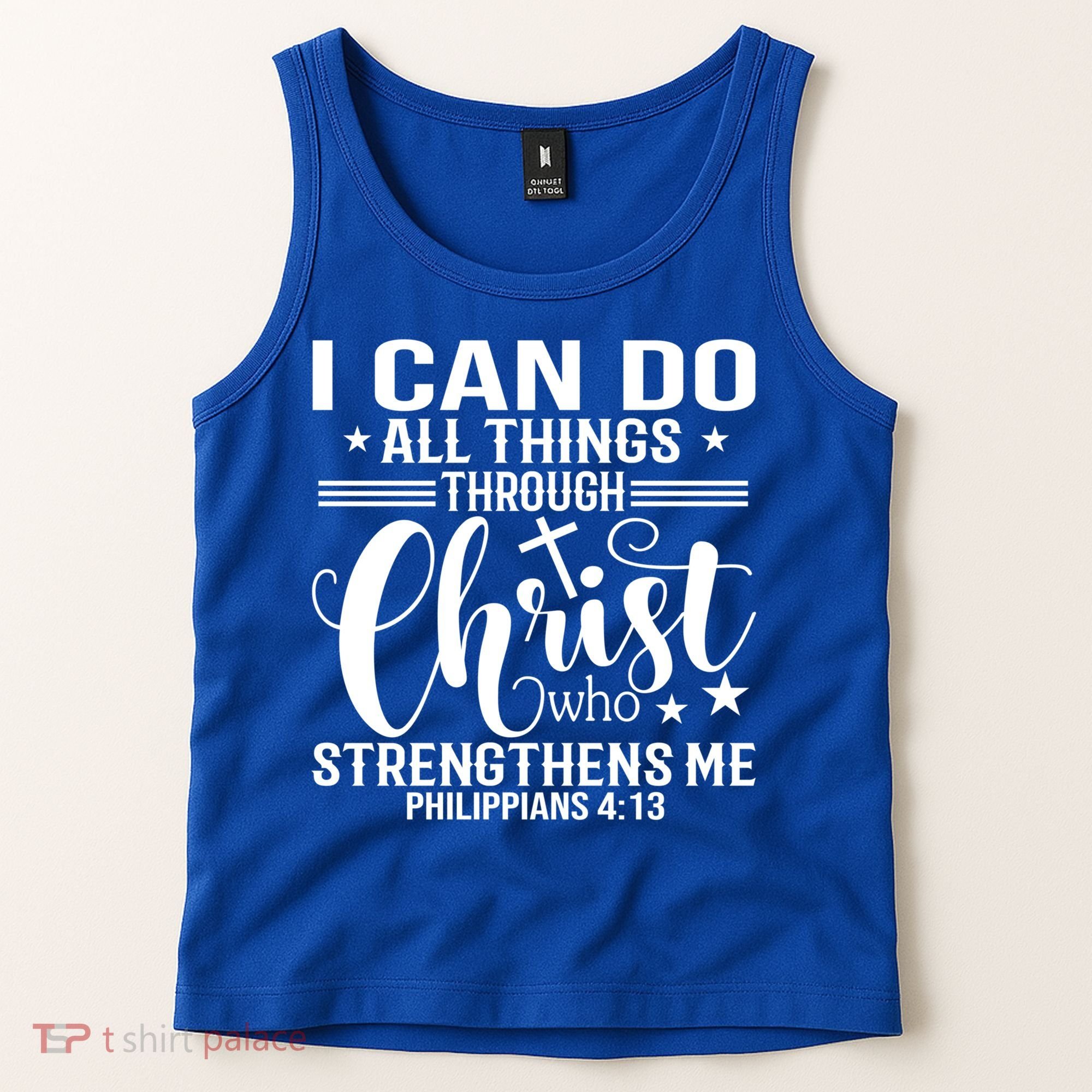 I Can Do All Things Through Christ Bible Gift Tank Top