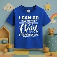 I Can Do All Things Through Christ Bible Gift Toddler T-Shirt thumb 3