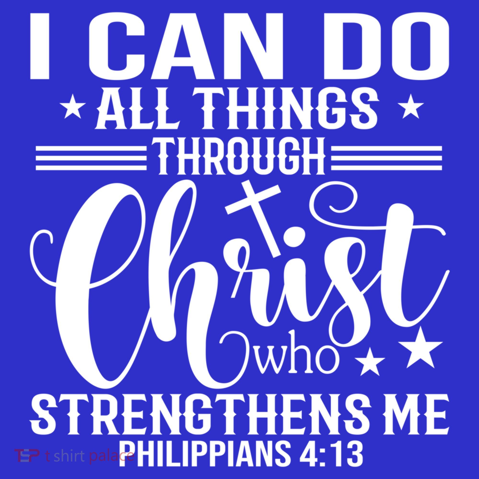I Can Do All Things Through Christ Bible Gift Kids Sweatshirt