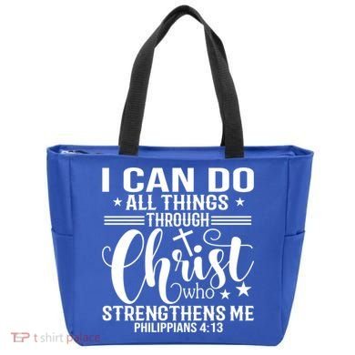 I Can Do All Things Through Christ Bible Gift Tote Bag