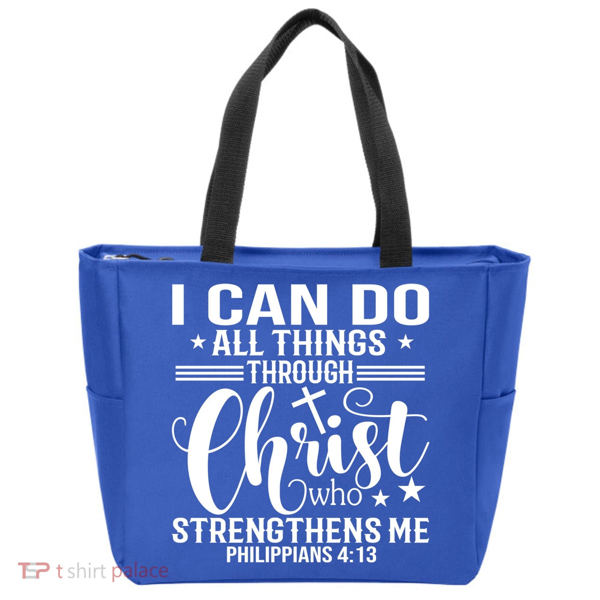 I Can Do All Things Through Christ Bible Gift Tote Bag