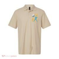 Ice Cream Drip Baseball Bat Baseball Player 4th Of July Polo thumb 0