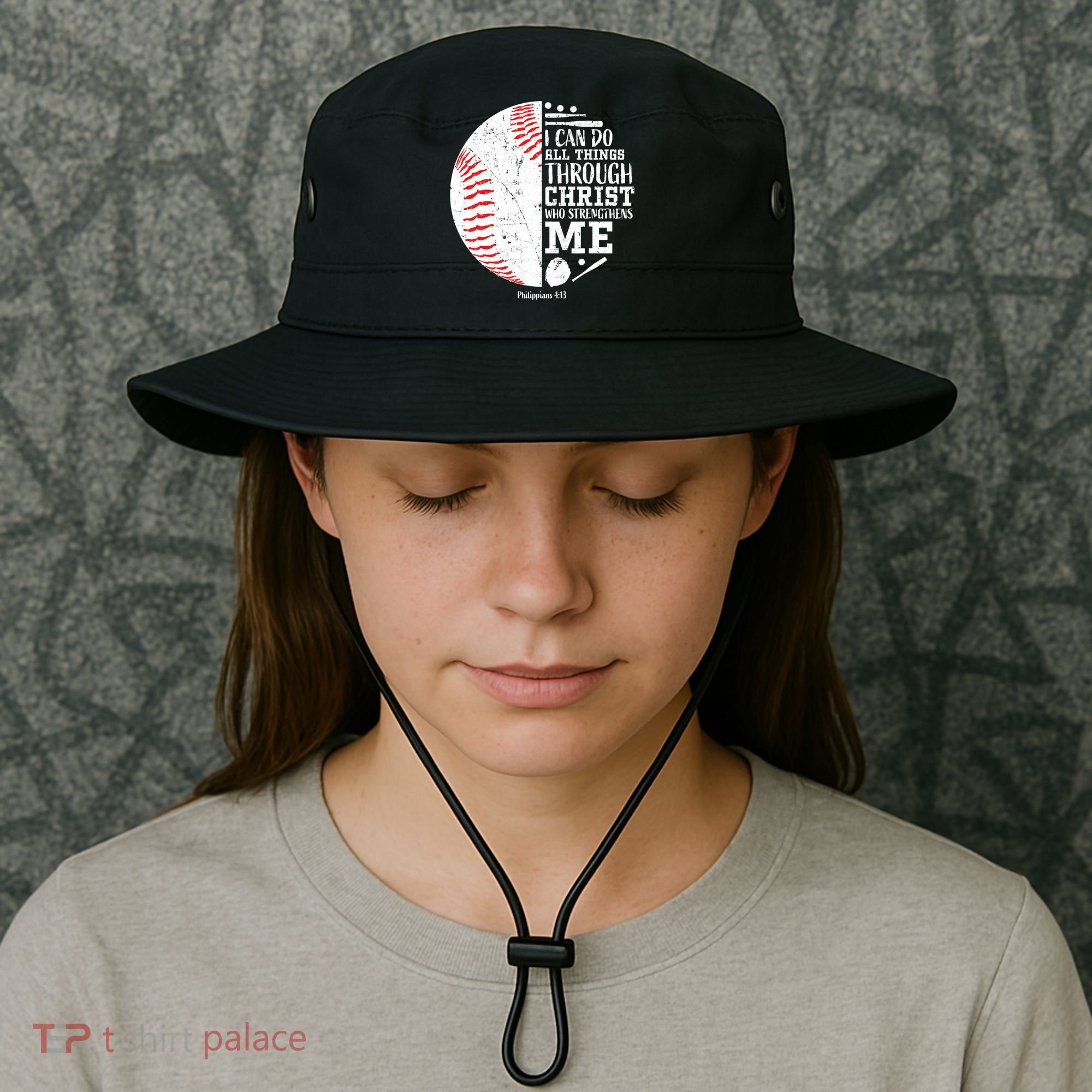 I Can Do All Things Through Christ Who Strengthens Me Baseball Bucket Hat