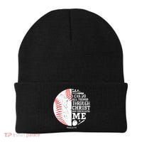 I Can Do All Things Through Christ Who Strengthens Me Baseball Beanie thumb 0