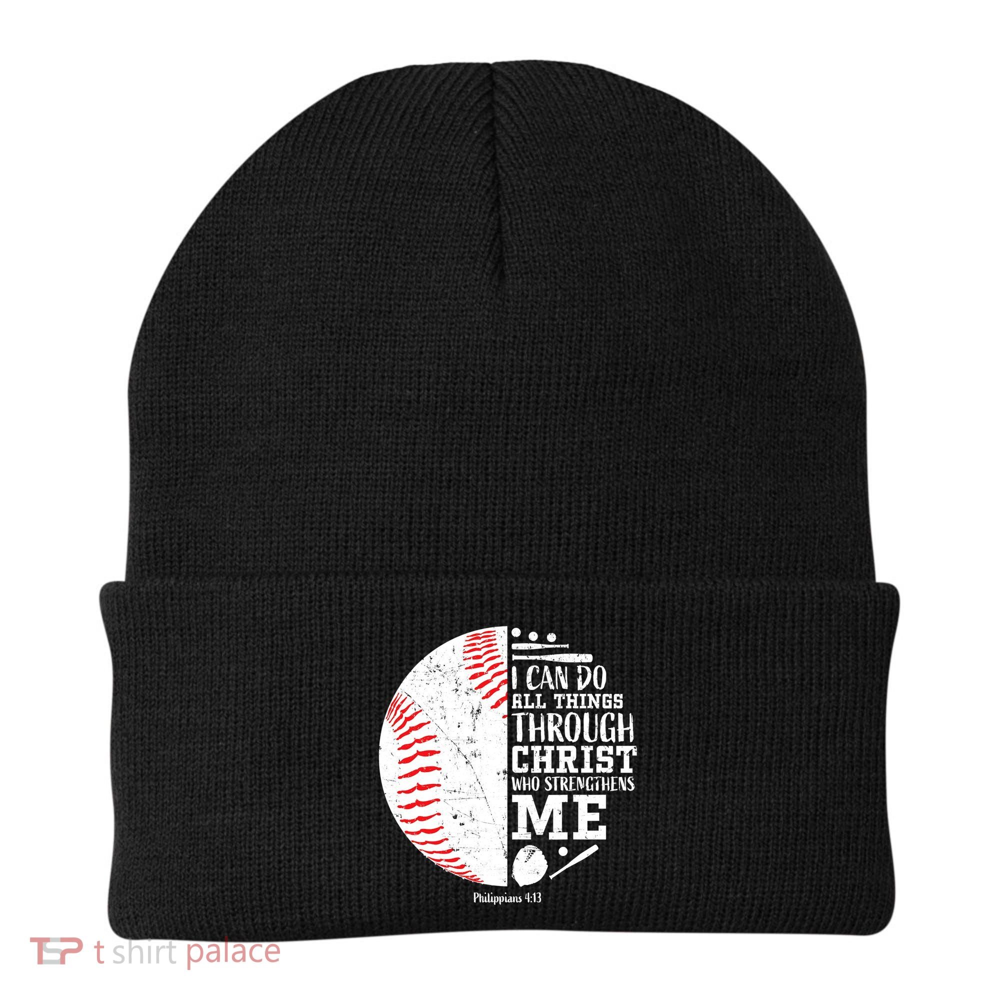 I Can Do All Things Through Christ Who Strengthens Me Baseball Beanie