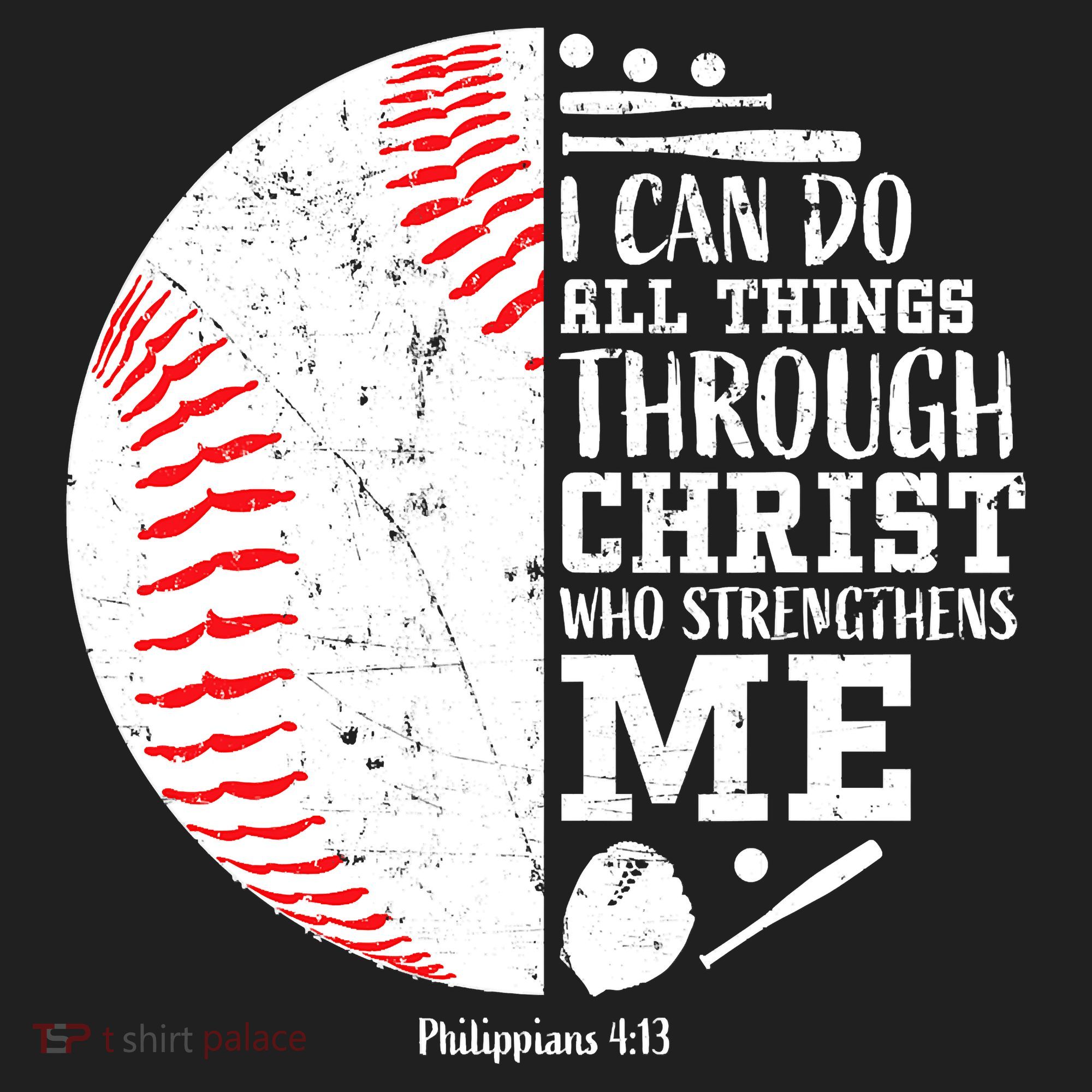 I Can Do All Things Through Christ Who Strengthens Me Baseball Tumbler