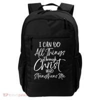 I Can Do All Things Through Christ Who Strengthens Me Cool Gift Backpack thumb 0