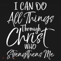 I Can Do All Things Through Christ Who Strengthens Me Cool Gift Women's Hoodie thumb 2