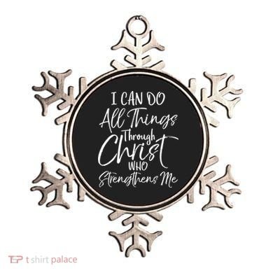 I Can Do All Things Through Christ Who Strengthens Me Cool Gift Ornament