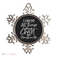 I Can Do All Things Through Christ Who Strengthens Me Cool Gift Ornament thumb 0