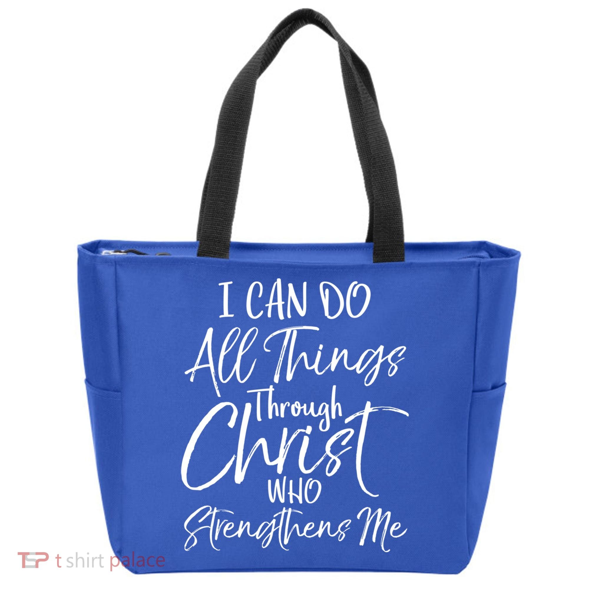 I Can Do All Things Through Christ Who Strengthens Me Cool Gift Tote Bag