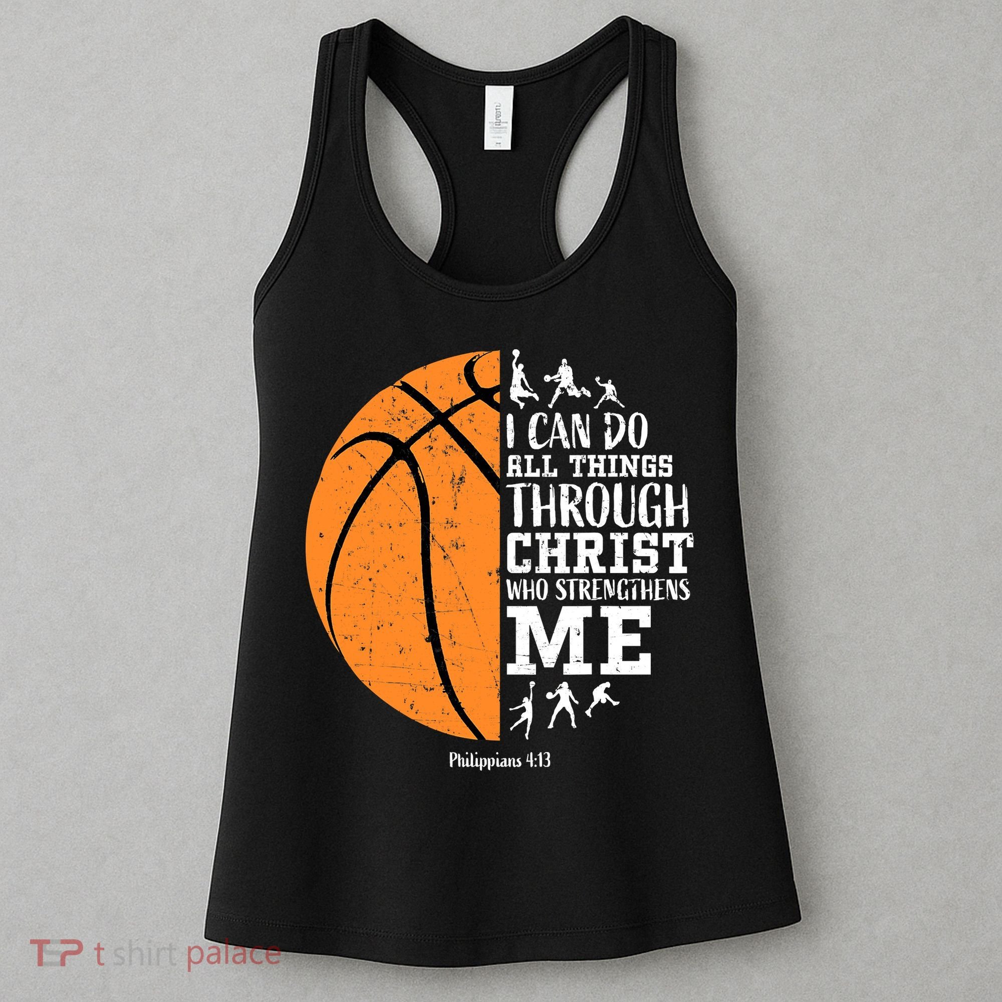 I Can Do All Things Through Christ Who Strengthens Me Basketball Women's Tank Top