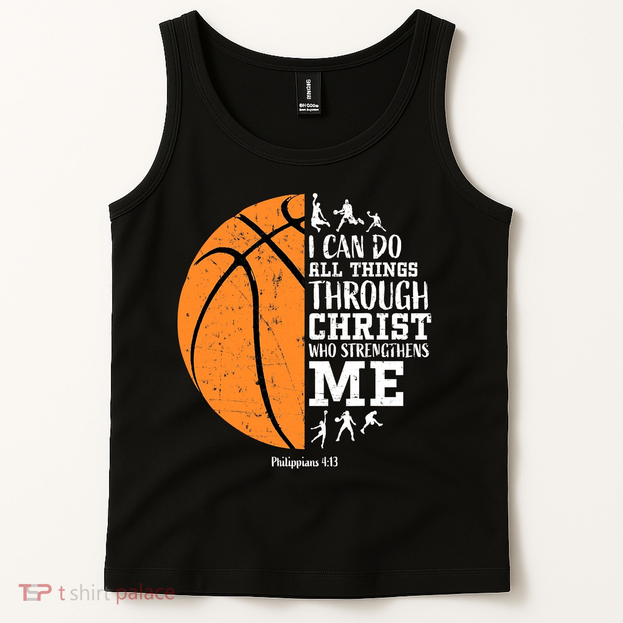 I Can Do All Things Through Christ Who Strengthens Me Basketball Tank Top