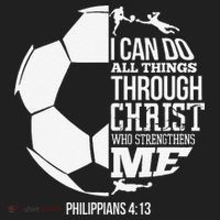 I Can Do All Things Through Christ Soccer Player Christian Tumbler thumb 3