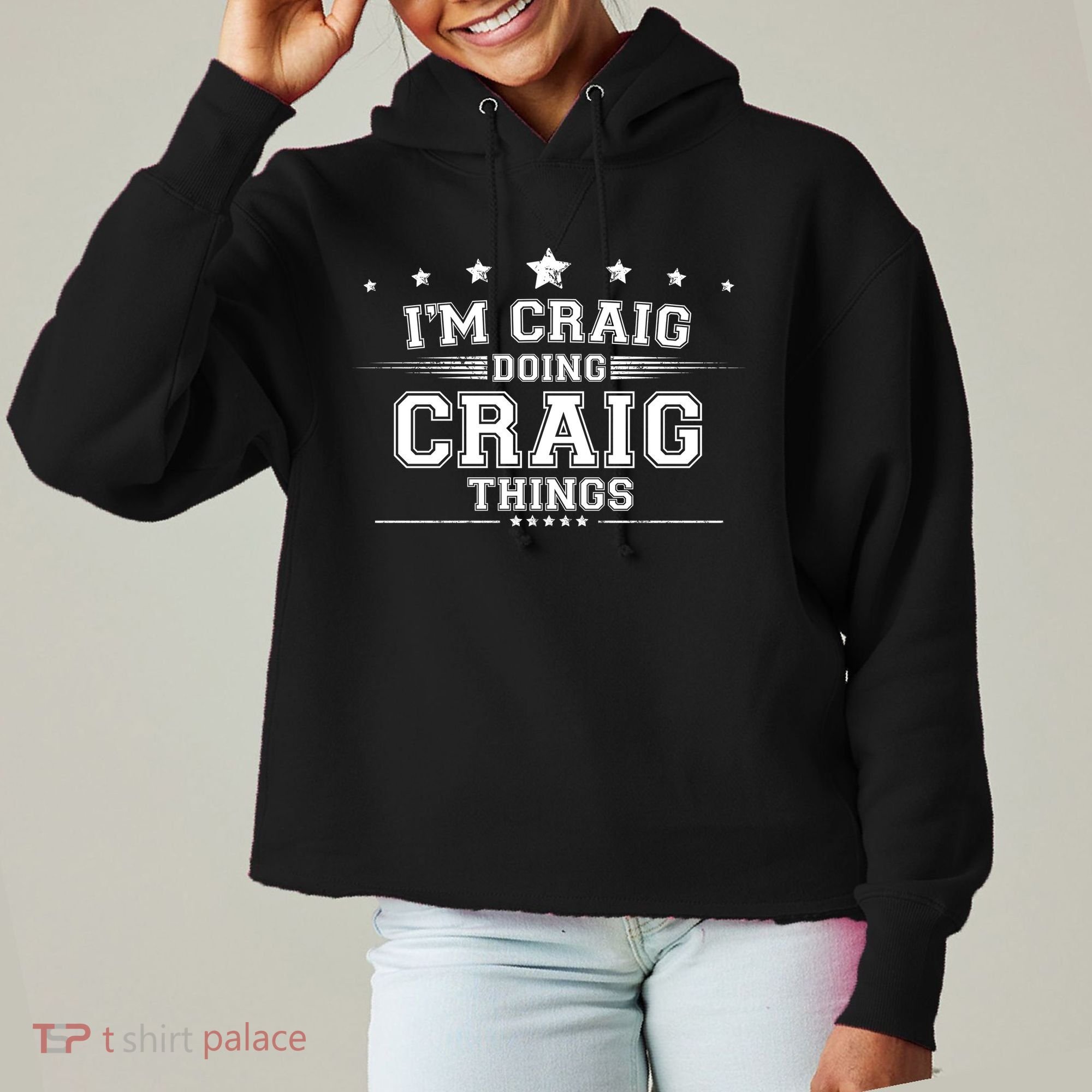 Im Craig Doing Craig Things Ladies Heavyweight Boxy Pullover Hoodie