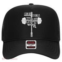 I Can Do All Things Through Christ Christian Bible Workout Hat thumb 0