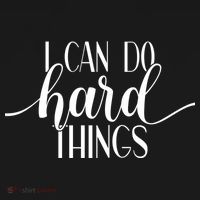 I Can Do Hard Things Gym Motivation Fitness Inspirational Meaningful Gift Ornament thumb 1