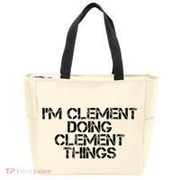 IM Clement Doing Clement Things Name Funny Birthday Gift Tote Bag thumb 0