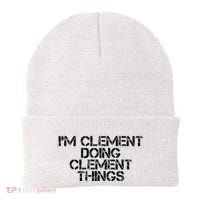 IM Clement Doing Clement Things Name Funny Birthday Gift Beanie thumb 0