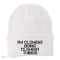 IM Clement Doing Clement Things Name Funny Birthday Gift Beanie thumb 0