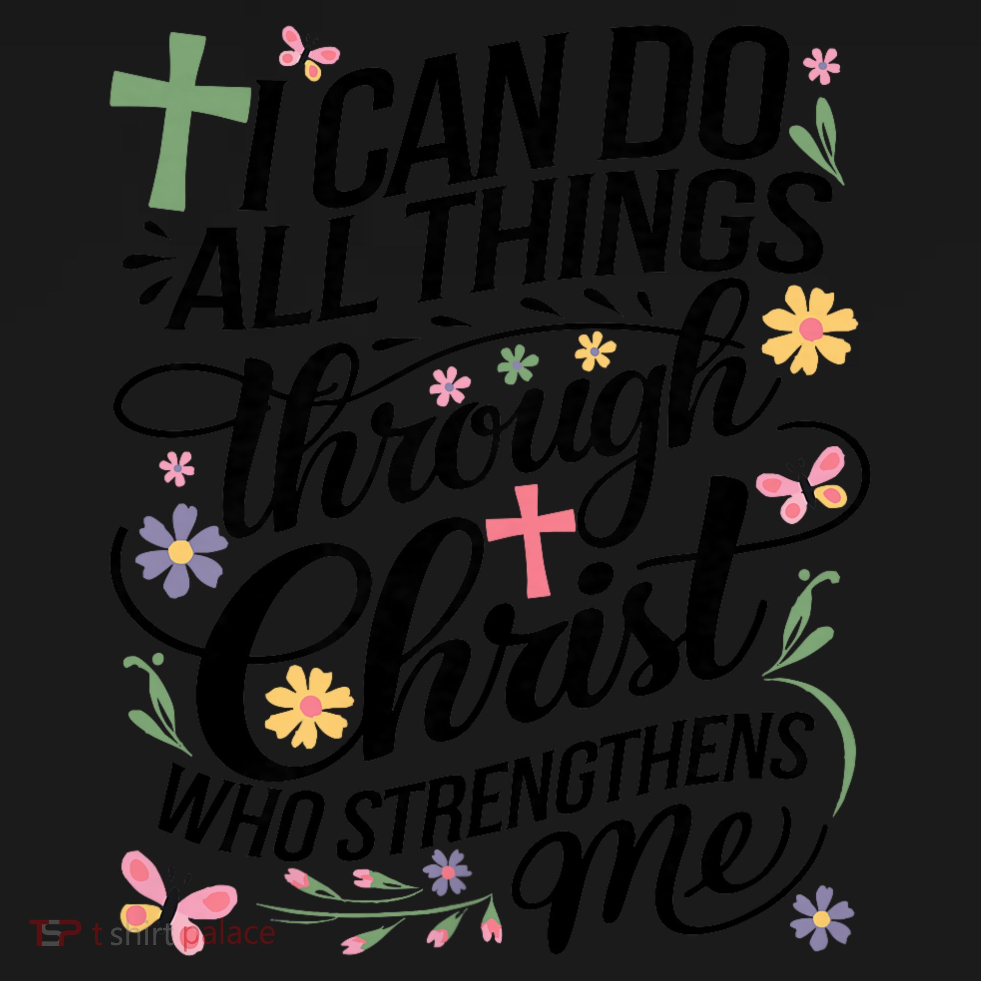 I Can Do All Things Through Christ Religious Christian Faith Coaster