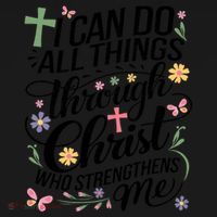 I Can Do All Things Through Christ Religious Christian Faith Toddler Hoodie thumb 2