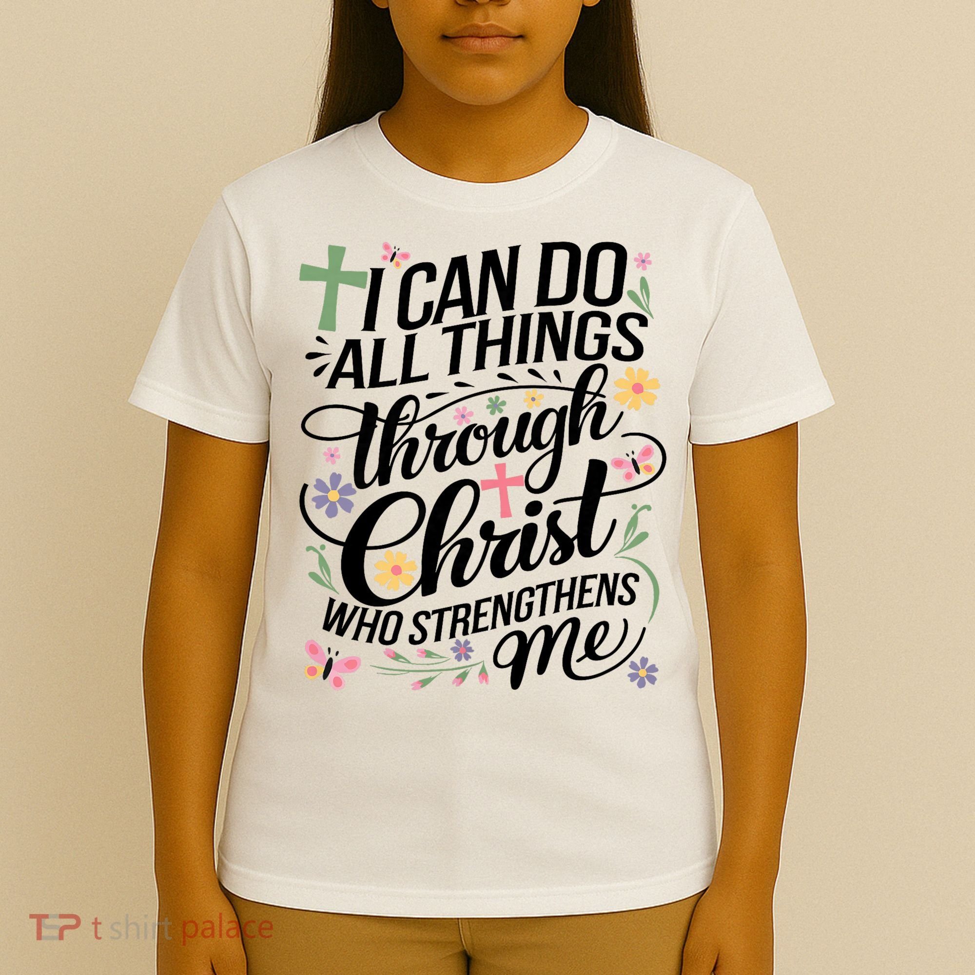 I Can Do All Things Through Christ Religious Christian Faith T-Shirt