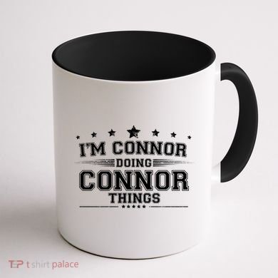Im Connor Doing Connor Things Coffee Mug back
